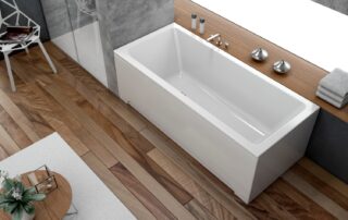 lesena talna obloga v kopalnici